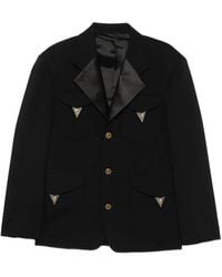 Versace - Blazer En Laine Stretch - Lyst
