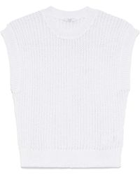 Peserico - リブニット トップ - Lyst