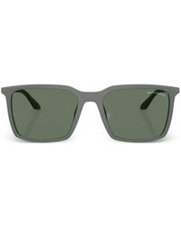 ARMANI EXCHANGE - Square-Frame Matte-Finish Sunglasses - Lyst