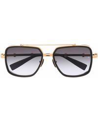 BALMAIN EYEWEAR - Gradient-frames Pilot Sunglasses - Lyst