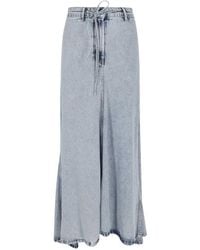 Semicouture - Maxi-Rok Met Trekkoord - Lyst