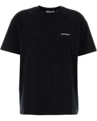 Off-White c/o Virgil Abloh - Arrows-Print Cotton T-Shirt - Lyst