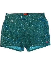 Isaia - Waist-Strap Swim Shorts - Lyst