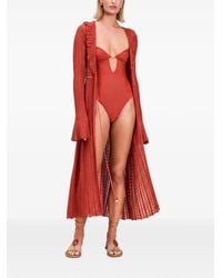 Devon Windsor - Sienna Open-Knit Robe Beach Cover-Up - Lyst