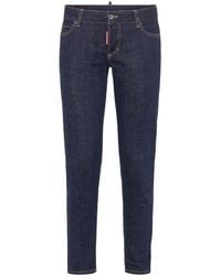 DSquared² - Vaqueros slim de talle bajo - Lyst