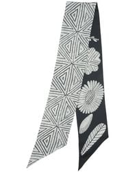 Elizabetta - Marta Geometric-Print Bandeau Scarf - Lyst