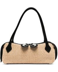 MINOBOSSI - Small Anna Woven Shoulder Bag - Lyst