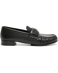 Givenchy - Leren Loafers Met Ruches - Lyst