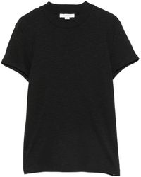 Vince - Short-Sleeve Mock-Neck T-Shirt - Lyst