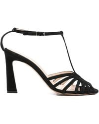 Anna F. - Caged T-Bar Sandals - Lyst