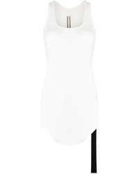 Rick Owens - Ribbed Cotton Tank Top - Lyst