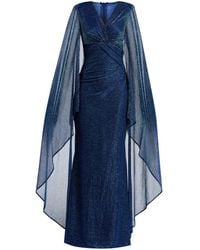 Talbot Runhof - Kleid Mit Knotendetail - Lyst