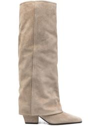Paris Texas - Pointed-Toe Suede Boots - Lyst