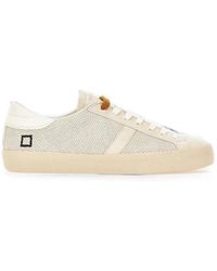 Date - Hill Low Perforated Suede Sneakers - Lyst