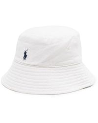 Polo Ralph Lauren - Cappello bucket con ricamo - Lyst