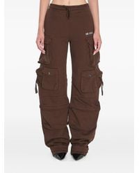 The Attico - Pantaloni Cargo Fern Con Vita Elasticizzata - Lyst