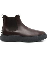Tod's - Leather Chelsea Boots - Lyst