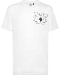 Philipp Plein - Katoenen T-shirt Met Print - Lyst