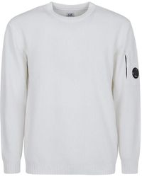 C.P. Company - Gerippter Pullover mit Linsen-Detail - Lyst