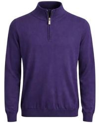 Pal Zileri - Quarter-Zip Sweater - Lyst