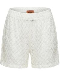 Missoni - Knitted Mini Shorts - Lyst