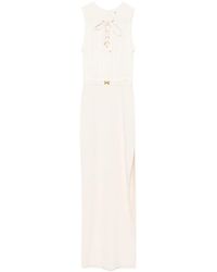 Elisabetta Franchi - Robe Courte À Détails De Laçages - Lyst