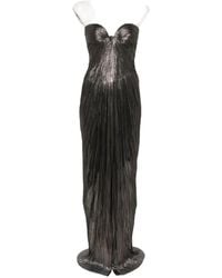 Maria Lucia Hohan - Nadira Metallic-Effect Pleated Maxi Dress - Lyst