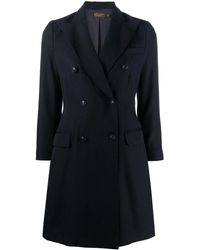 RRL - Double-breasted Wool Coat - Lyst