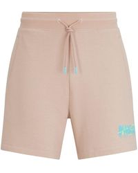 HUGO - Pantalones cortos de chándal con logo - Lyst