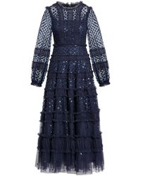 Needle & Thread - Dot Shimmer Sequin-embellished Gown - Lyst