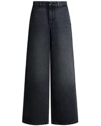 12 STOREEZ - 433 Belt-Loops Wide-Leg Jeans - Lyst