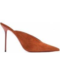 Paris Texas - Lidia Sabot Suede Mules - Lyst