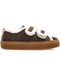 Inuikii - Shearling-Trimmed Suede Sneakers - Lyst