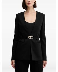 Twinset - Blazer À Taille Ceinturée - Lyst