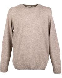 Brooksfield - Mélange-Effect Crew-Neck Sweater - Lyst