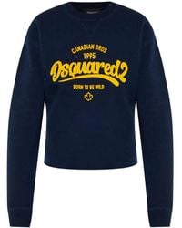 DSquared² - Logo-Print Sweatshirt - Lyst