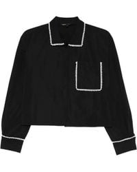 Maje - Tafetta Shirt - Lyst