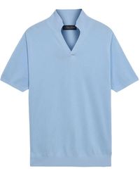 Brooks Brothers - Haut En Piqué À Col Ouvert - Lyst
