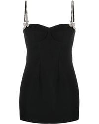 Area - Butterfly Crystal-embellished Mini Dress - Lyst