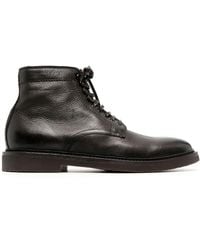 Officine Creative - レースアップ レザーアンクルブーツ - Lyst