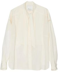 3.1 Phillip Lim - Blouse Met Gestrikte Hals - Lyst