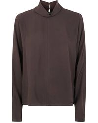 JOSEPH - "Buick" Blouse Silk Crepe - Lyst