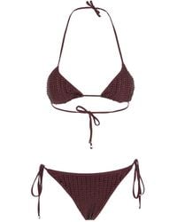 VENUJA - Rhinestone-Embellished Triangle Bikini - Lyst