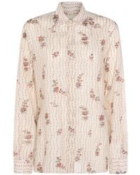Valentino Garavani - Floral Print Shirt - Lyst