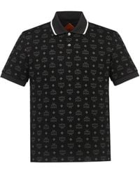 MCM - Visetos-Print Polo Shirt - Lyst