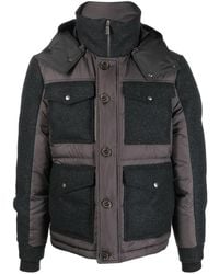 Canali - Hooded Padded Jacket - Lyst