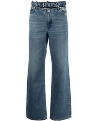 Y. Project - Evergreen Y Belt Wide-leg Jeans - Lyst