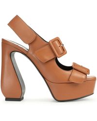 Sergio Rossi - Sì Rossi 90mm レザーサンダル - Lyst