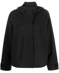 Woolrich - Logo-Patch Hooded Jacket - Lyst
