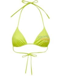 DSquared² - Embroidered Bikini Top - Lyst